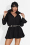 Vestito Corto Nero da Donna di Olivera Bogas