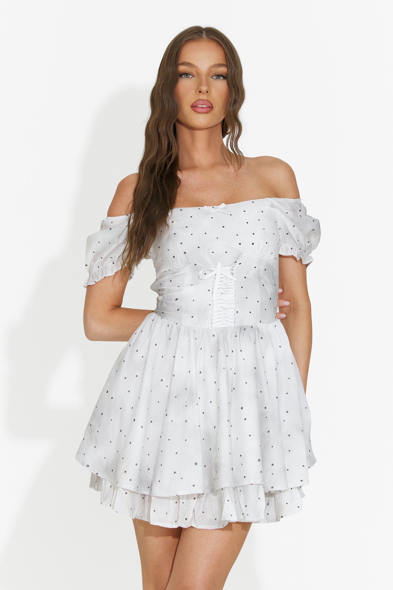 Vestito donna corto nero Vadis Bogas