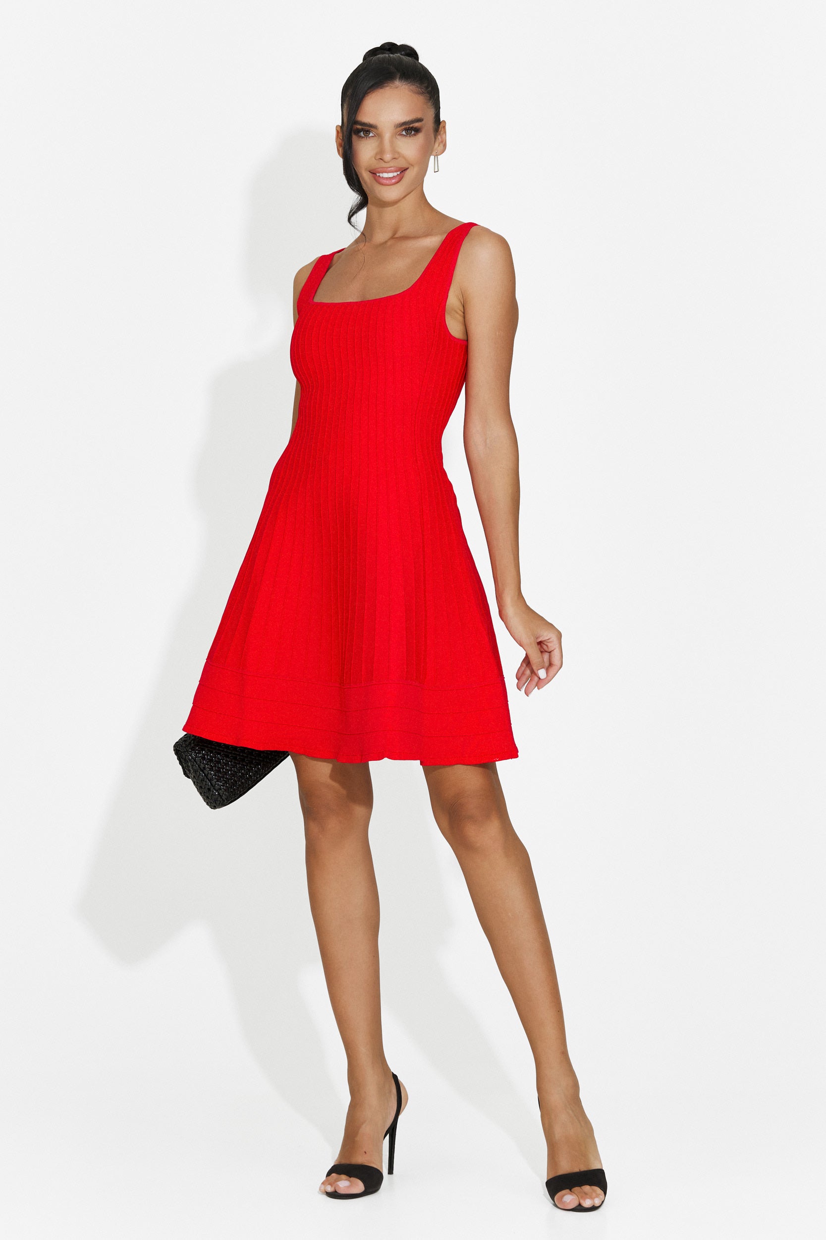 Abito donna corto rosso Betana Bogas