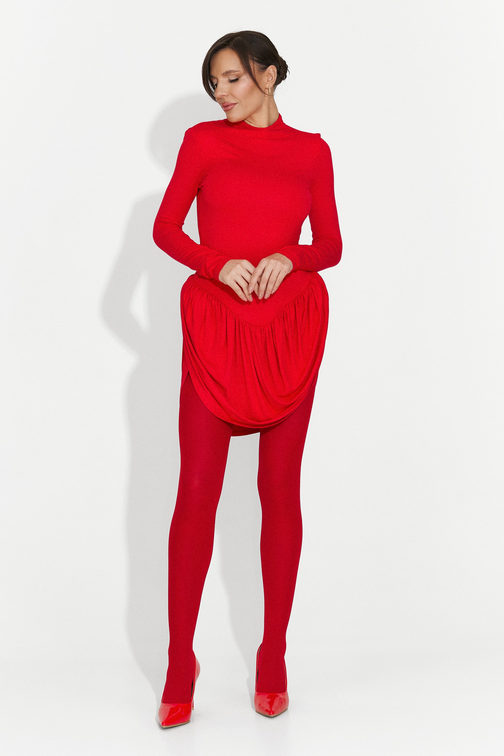 Vestito Rosso Corto di Valese Bogas per Donne