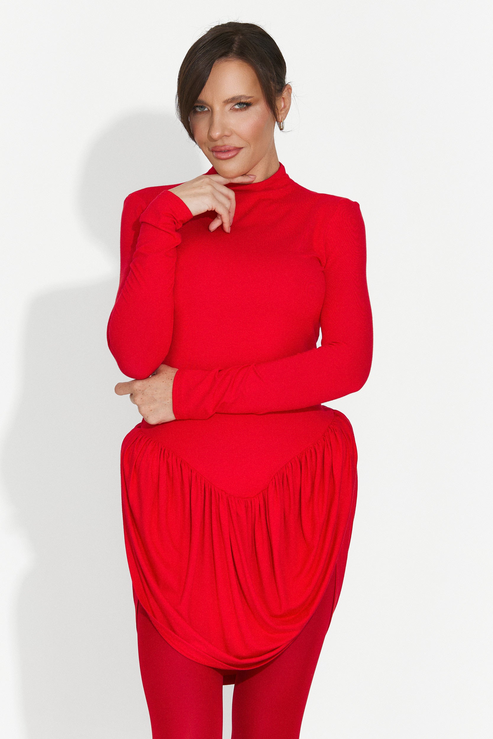 Abito corto da donna rosso Valese Bogas