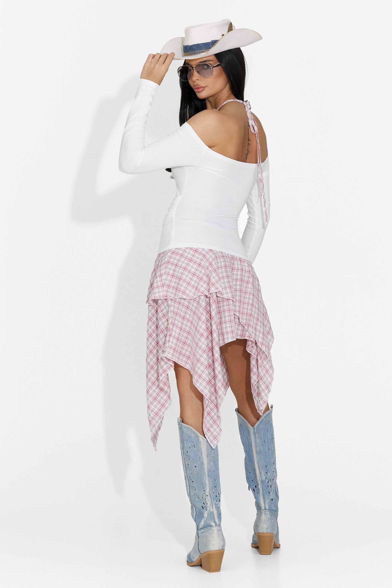 Vestito Rosa Corto da Donna di Heliana Bogas