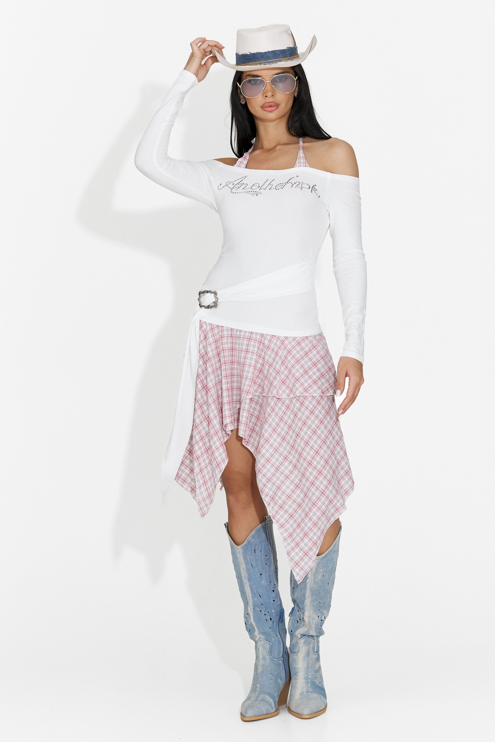 Vestito Rosa Corto da Donna di Heliana Bogas