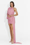 Rochie dama scurta roz Iphasa Bogas