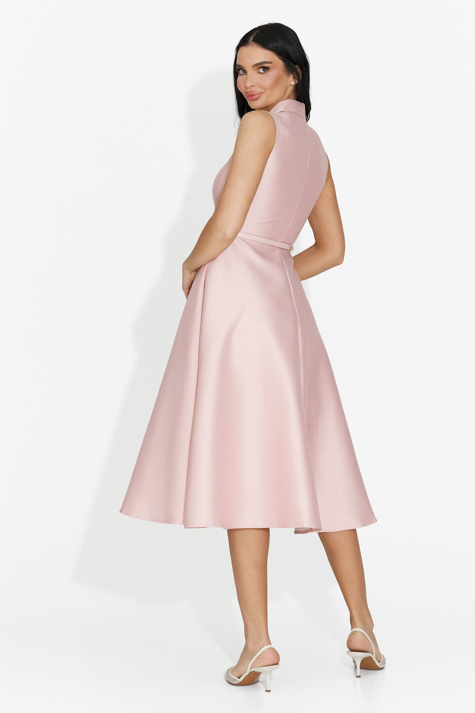 Rochie dama scurta roz Kady Bogas