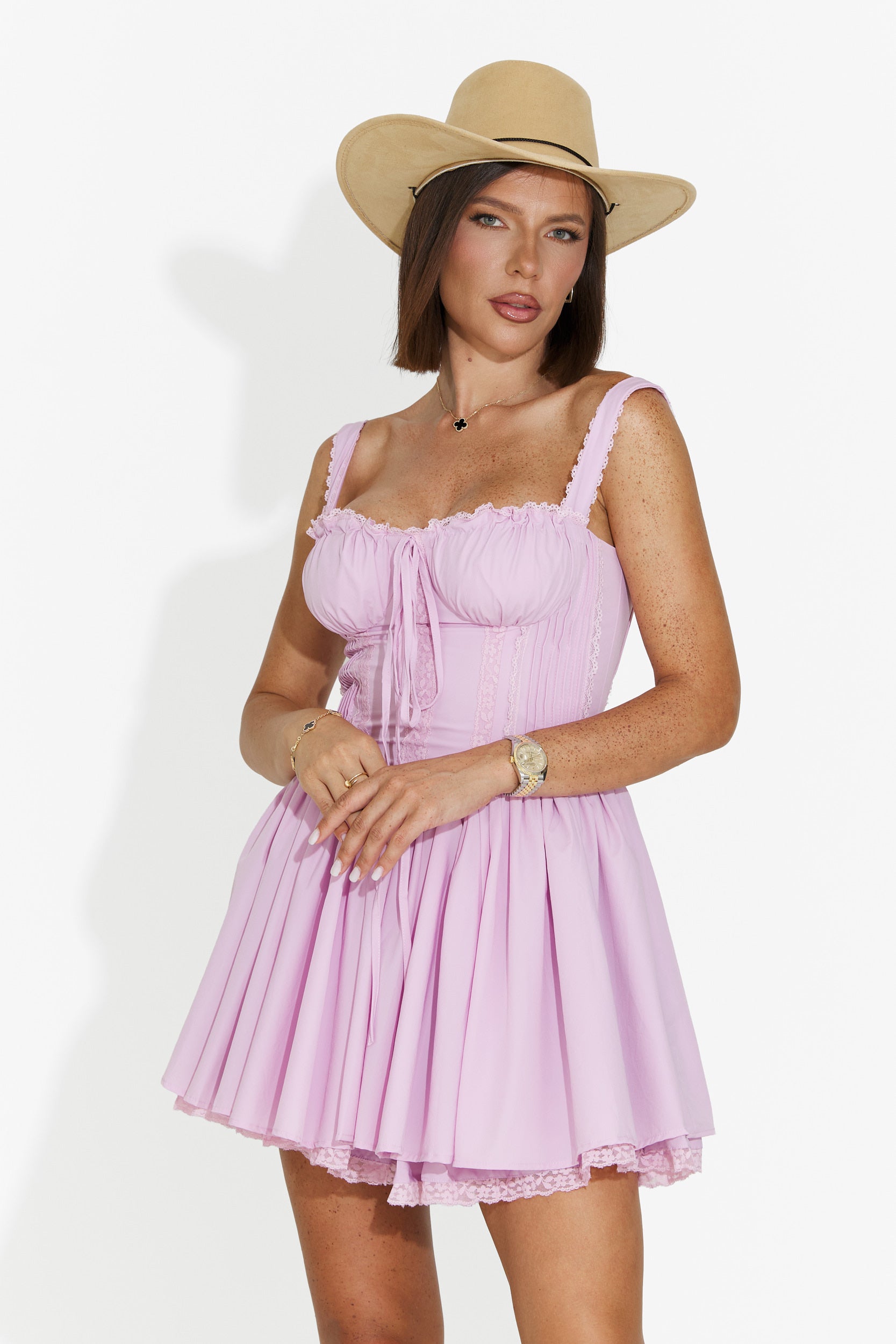 Vestito Rosa Corto da Donna Krisola Bogas