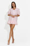 Vestito Rosa Stile Camicia Corta per Donne di Beshoka Bogas