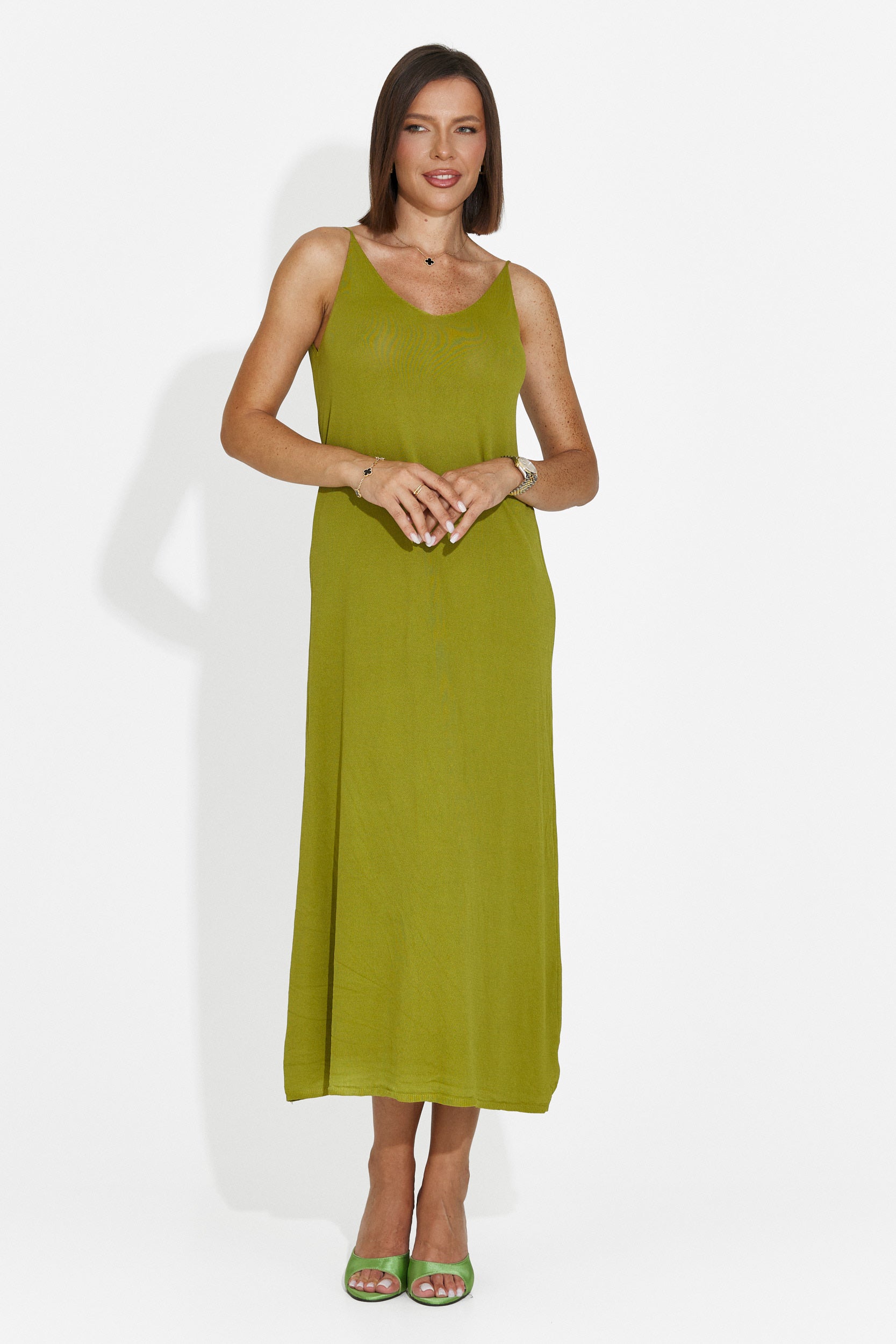 Vestito donna corto verde Liorna Bogas