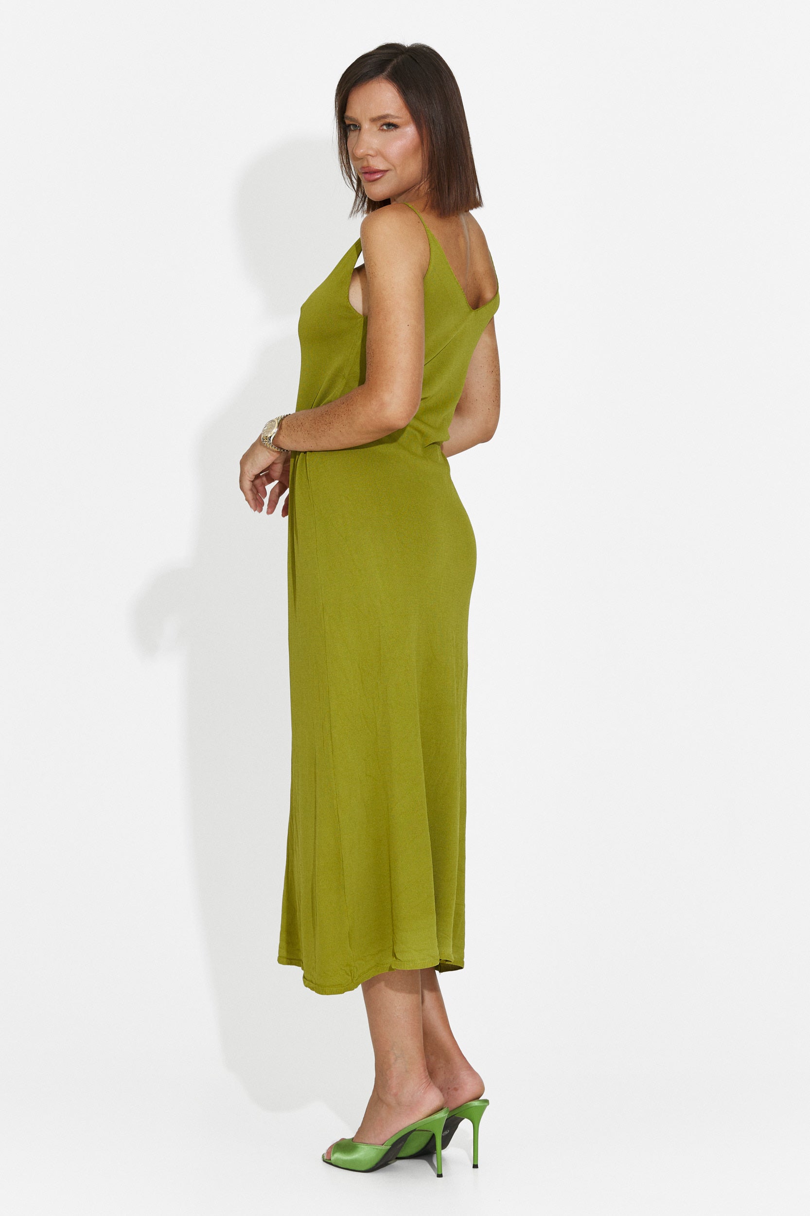 Vestito donna corto verde Liorna Bogas