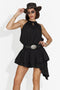 Rochie scurta dama neagra Maldivia Bogas