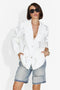 Elegante Blazer Bianco da Donna Pikata Bogas