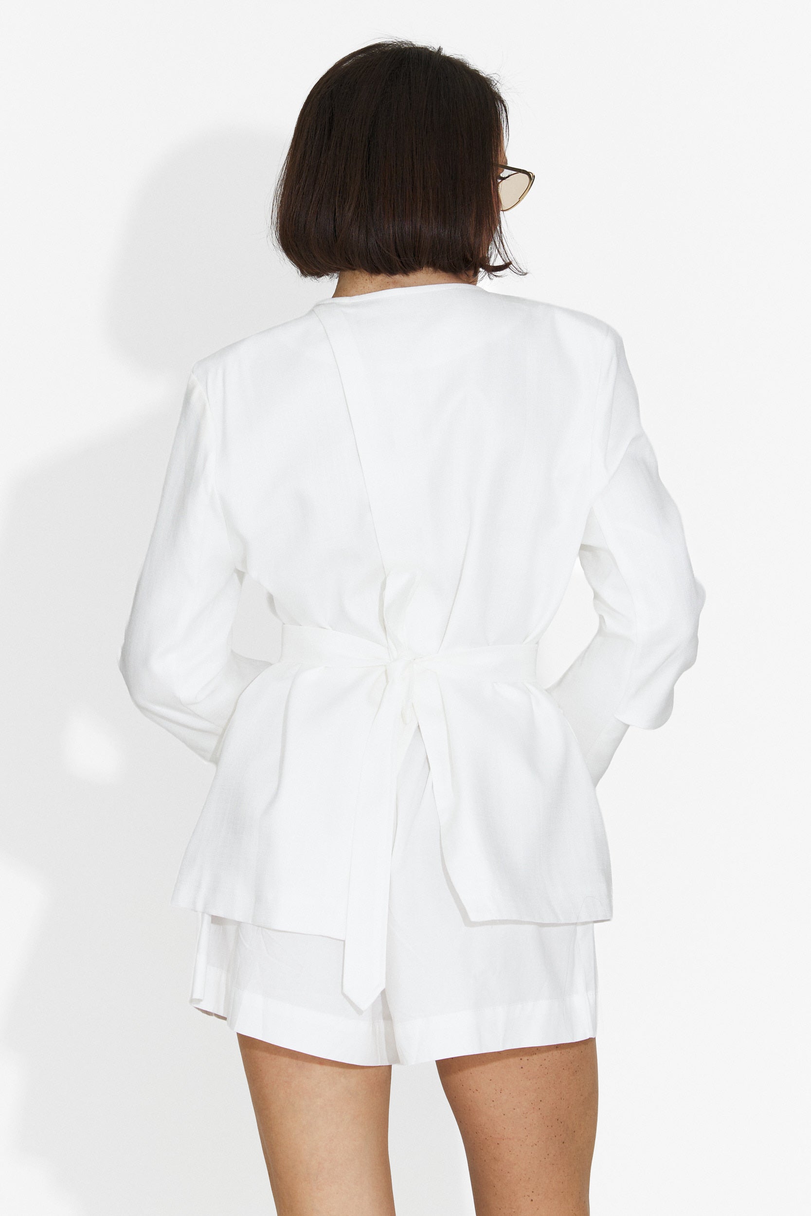 Elegante blazer bianco Verbana Bogas da donna