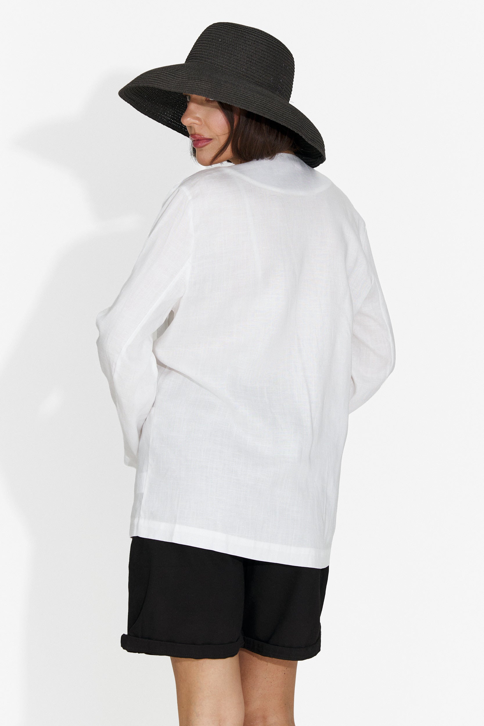 Elegante blazer bianco Yarow Bogas da donna