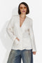 Elegante blazer beige da donna Yarow Bogas