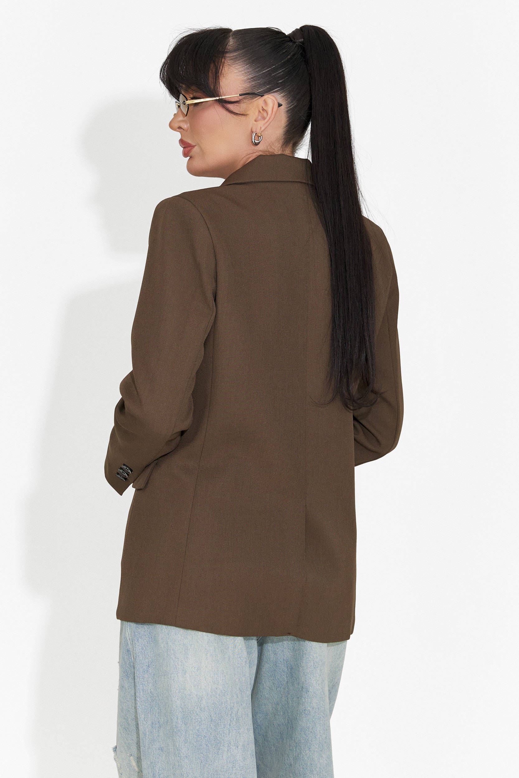 Elegante blazer marrone da donna Caleiaja Bogas