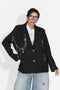 Elegante blazer nero da donna Amaranda Bogas