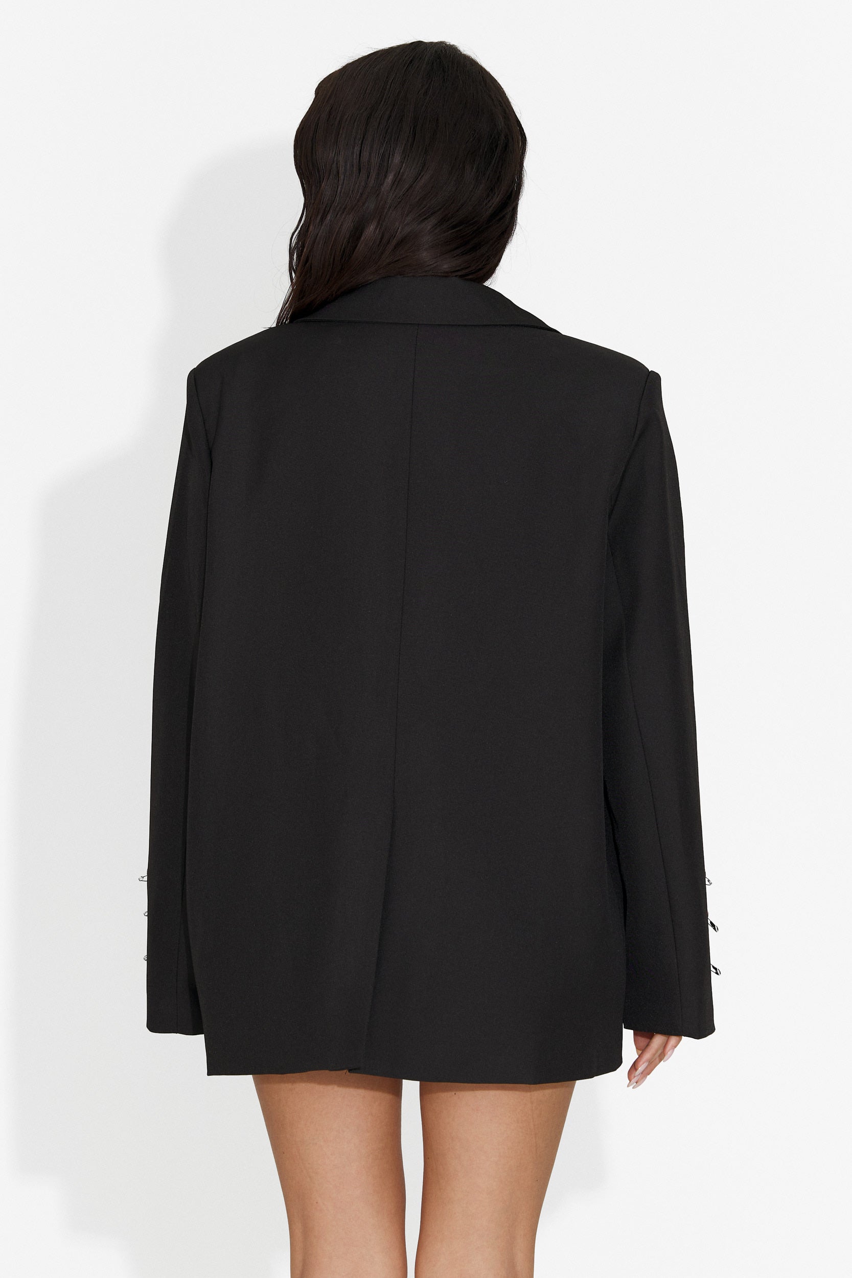 Esinty Bogas Blazer Elegante Nero da Donna