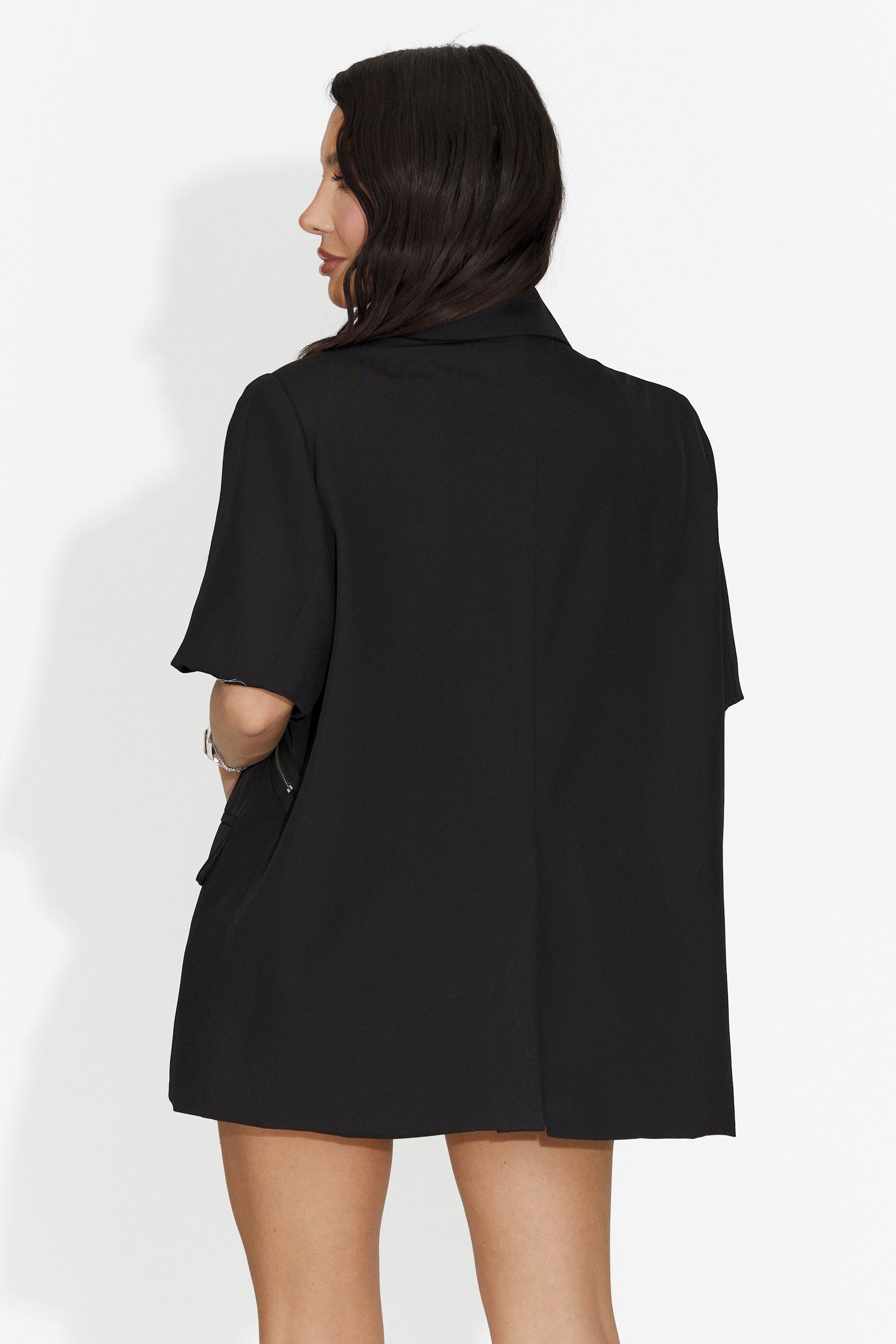 Elegante blazer nero da donna Fogi Bogas