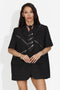 Elegante blazer nero da donna Fogi Bogas