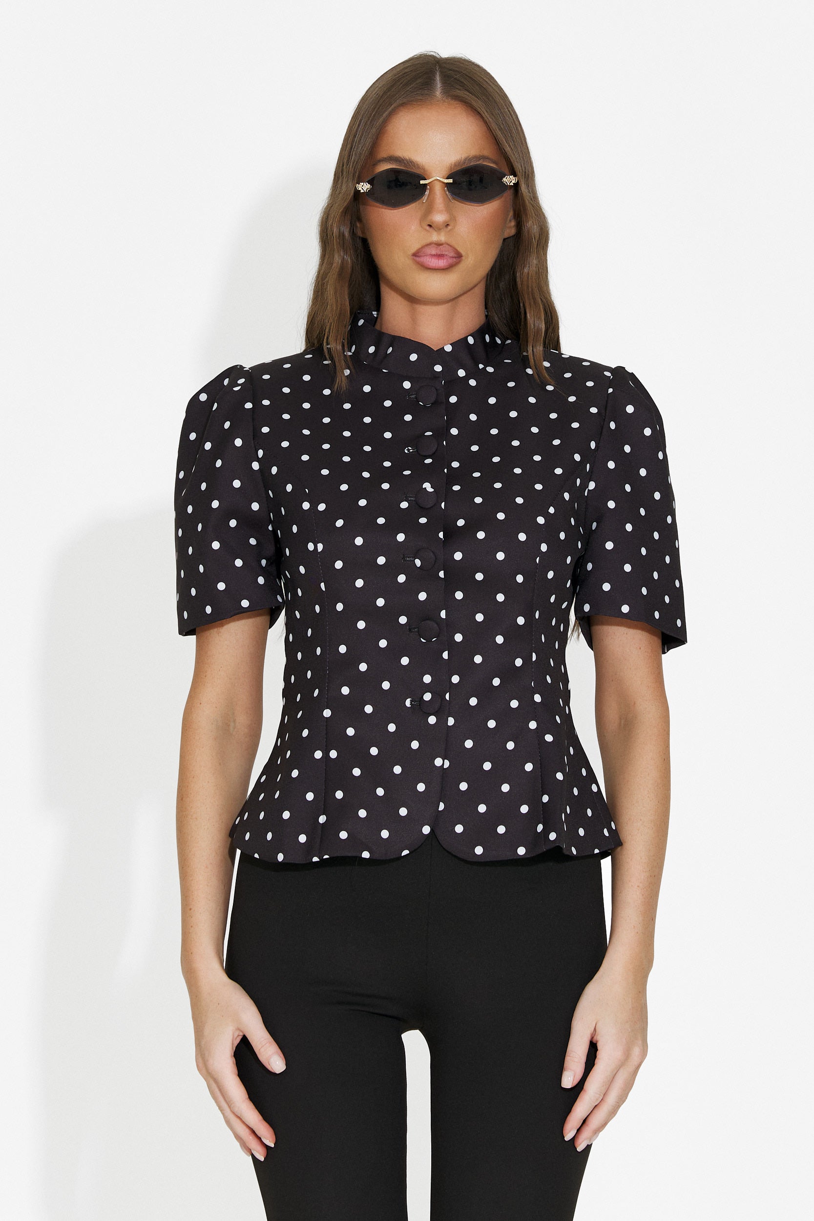 Blazer elegante da donna nero Jaylena Bogas