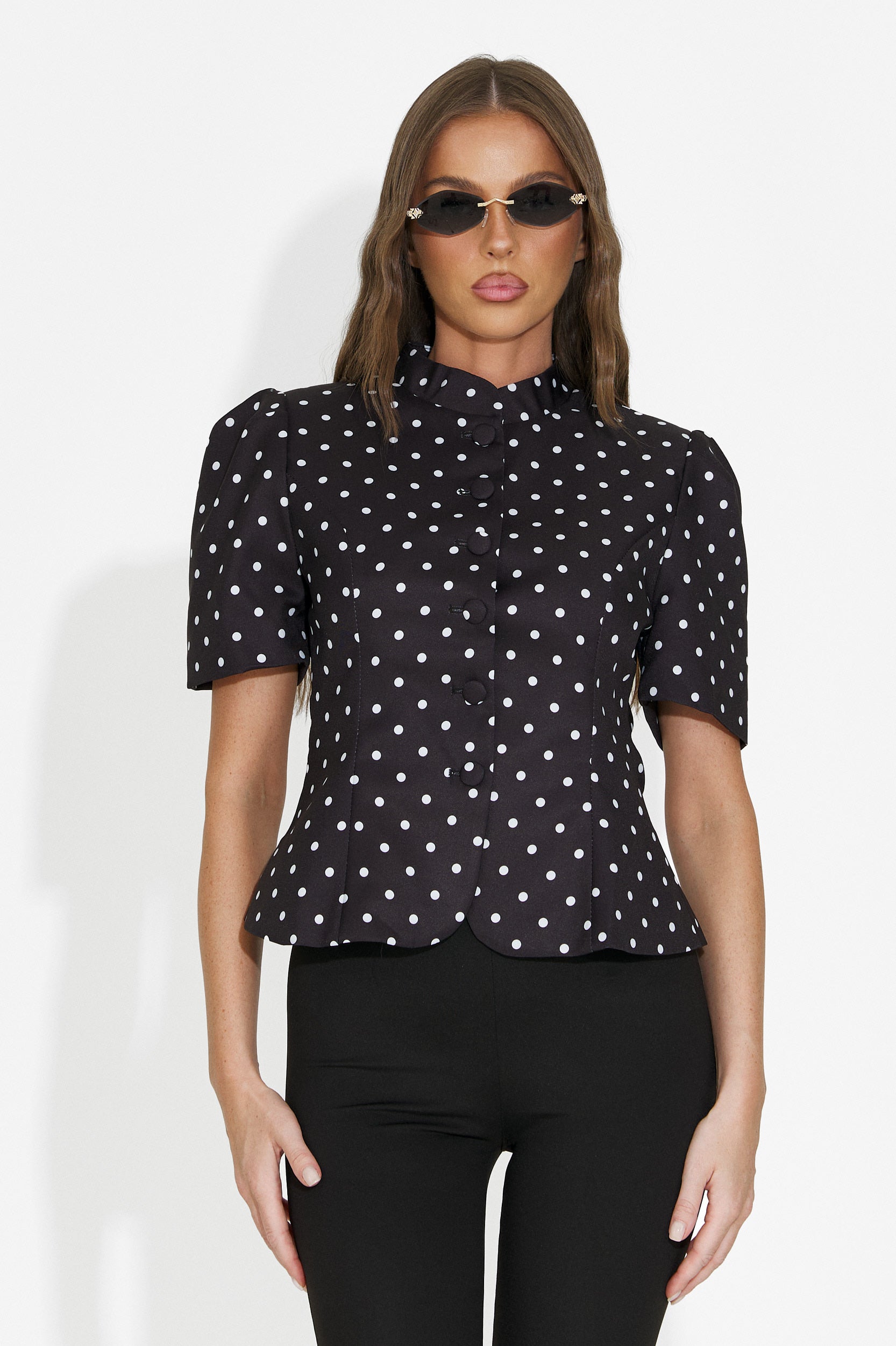 Blazer elegante da donna nero Jaylena Bogas