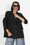 Elegante blazer nero da donna Kelda Bogas