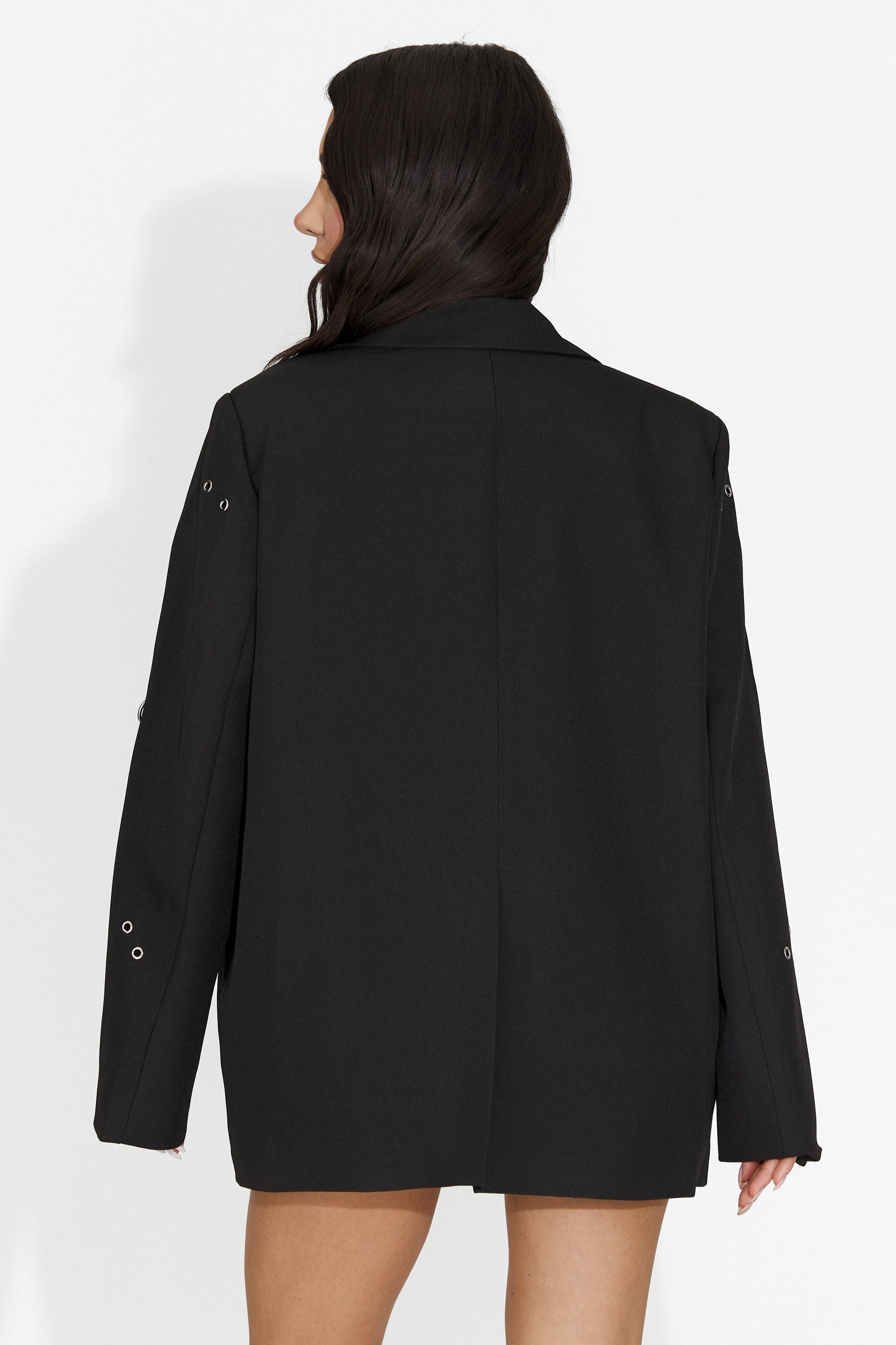 Elegante Blazer Nero Pikata Bogas da Donna