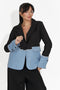Elegante blazer nero da donna Samiria Bogas