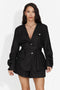 Elegante blazer nero Verbana Bogas per signore