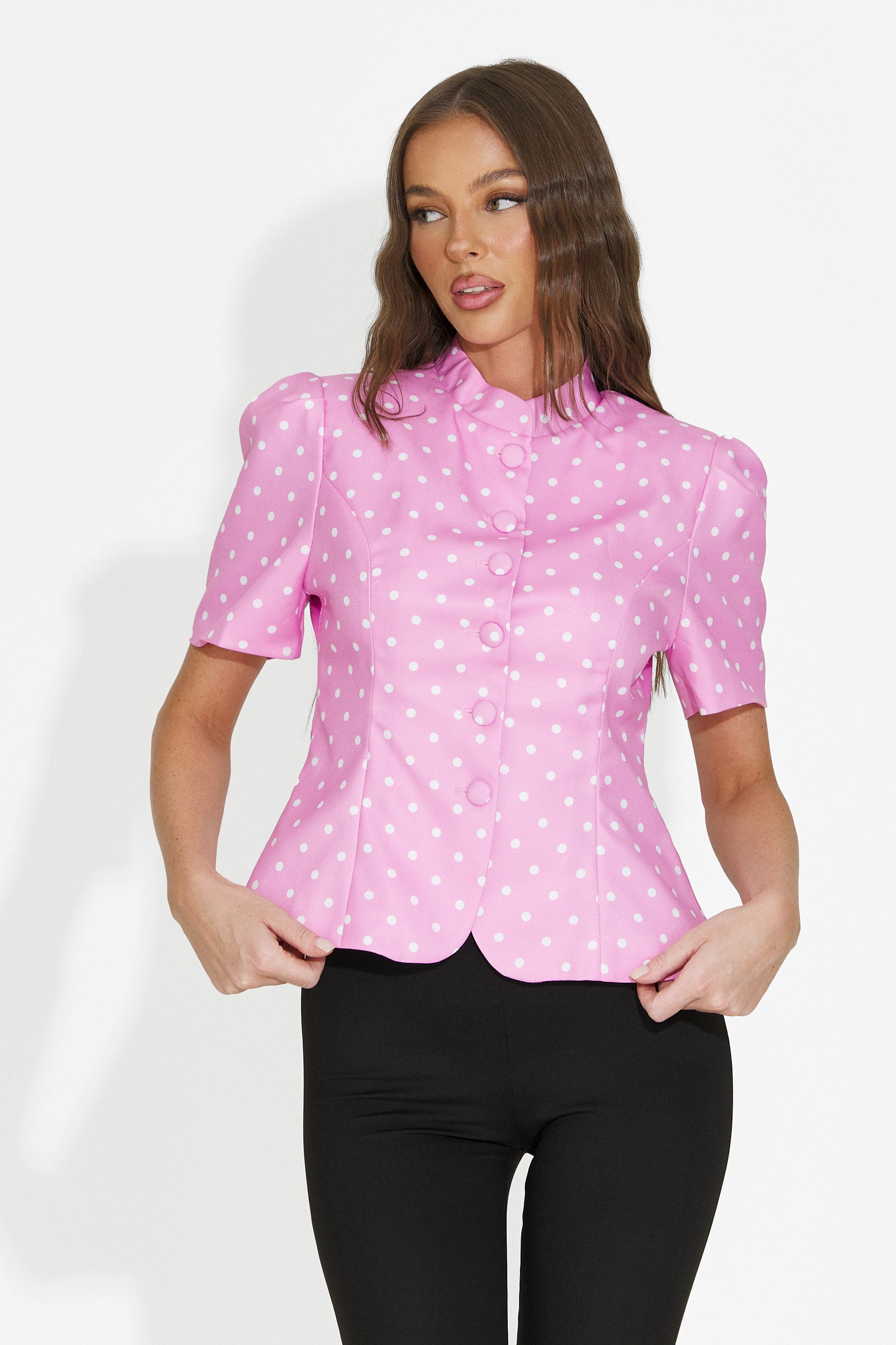Blazer elegante da donna rosa Jaylena Bogas
