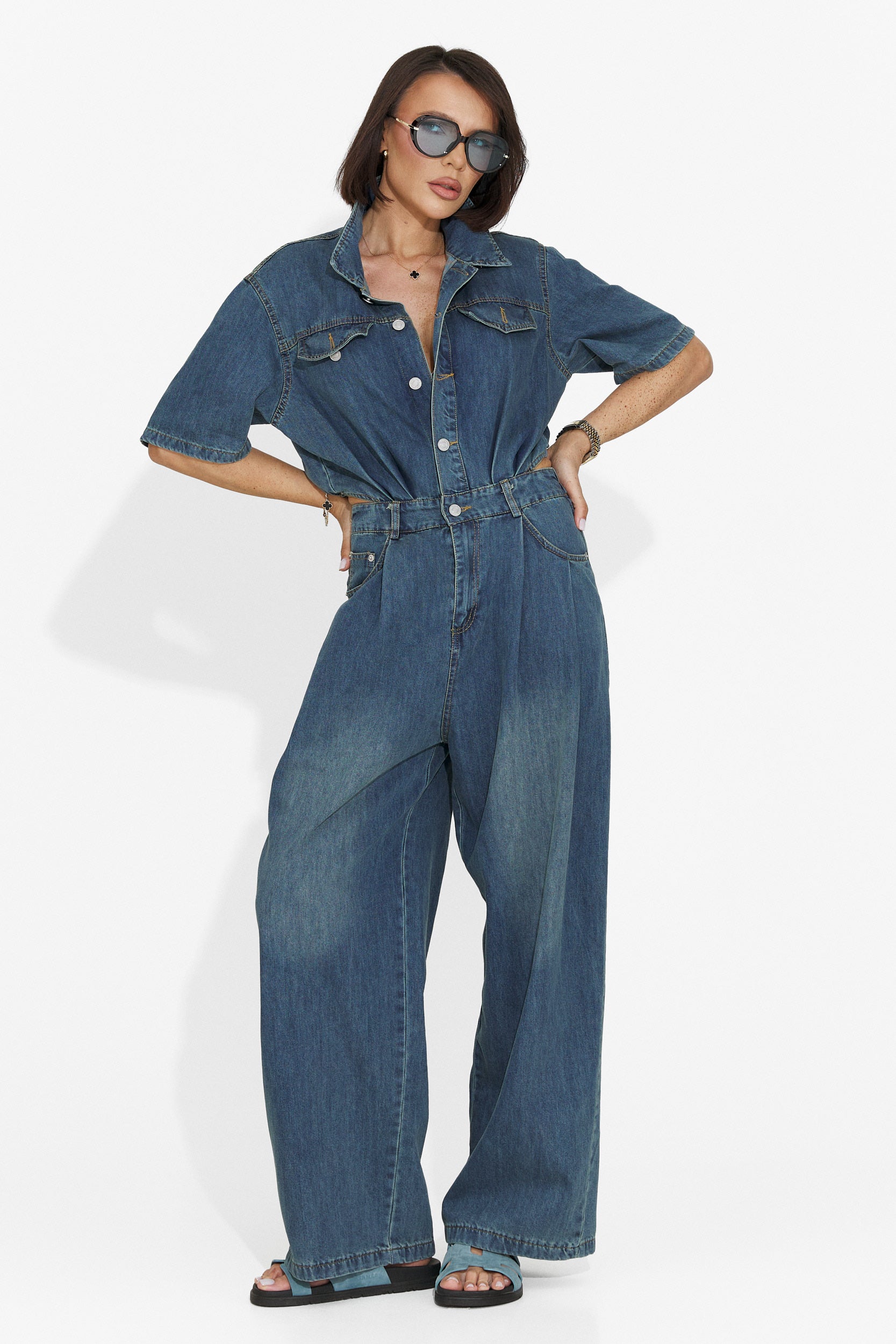 Ayeria Bogas Tuta Casual Blu da Donna
