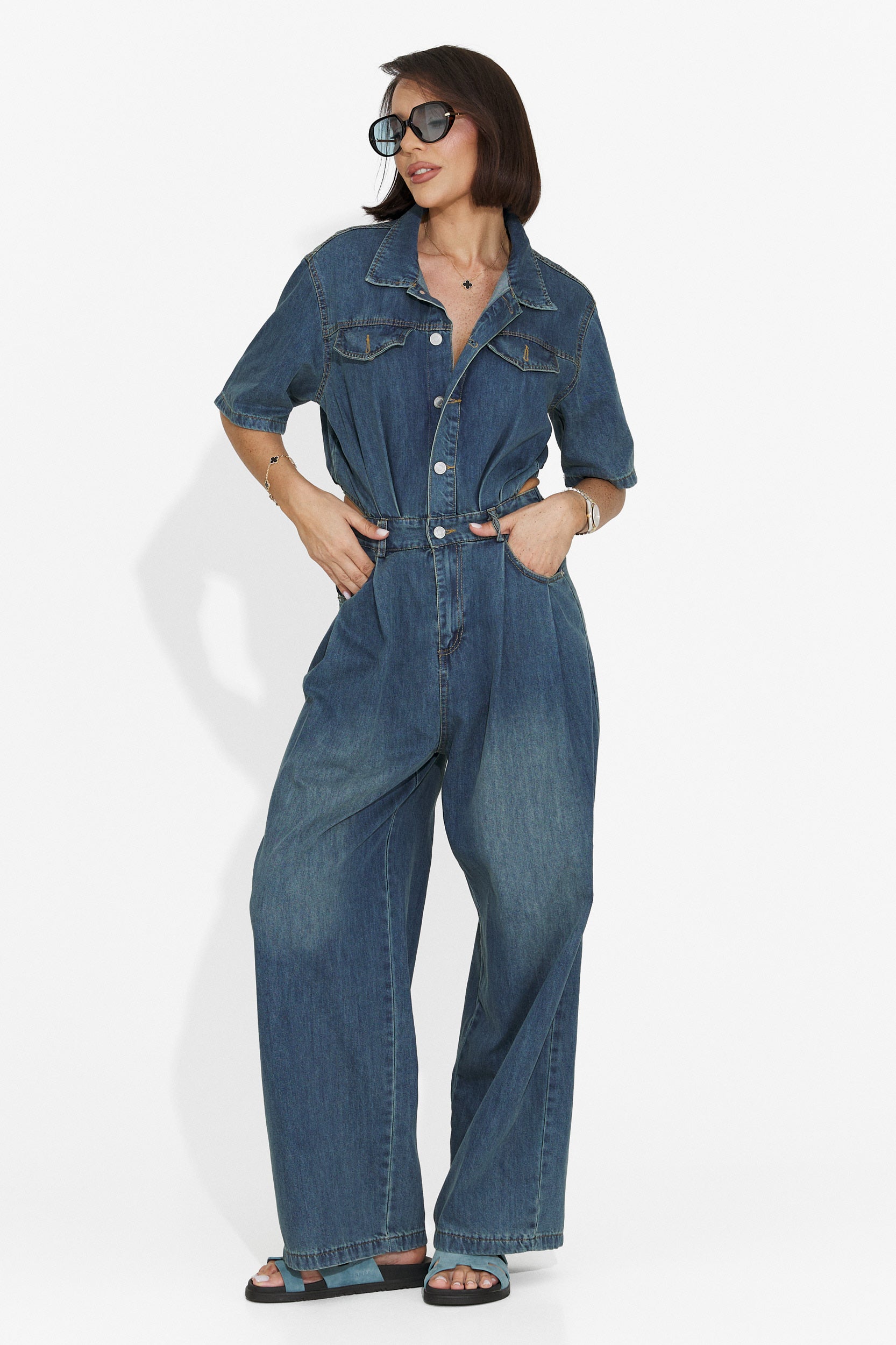 Ayeria Bogas Tuta Casual Blu da Donna