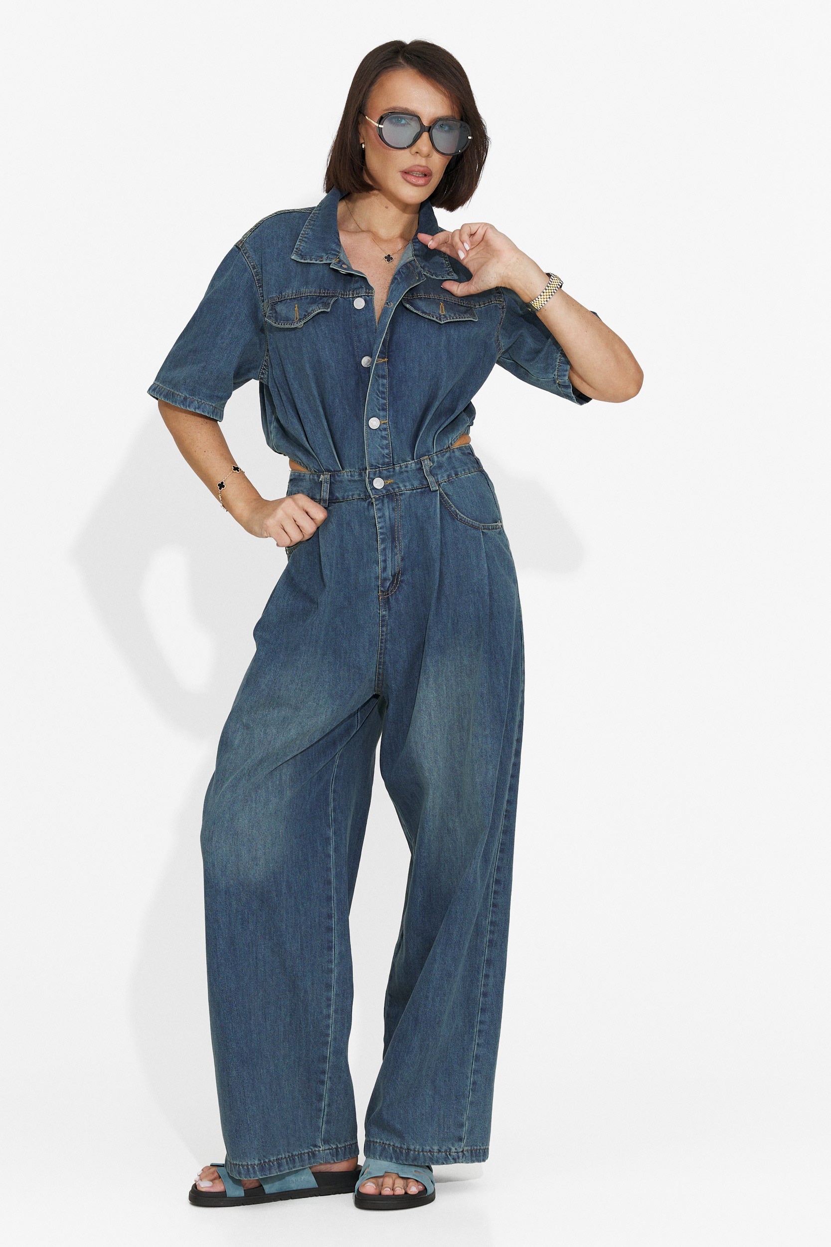 Ayeria Bogas Tuta Casual Blu da Donna