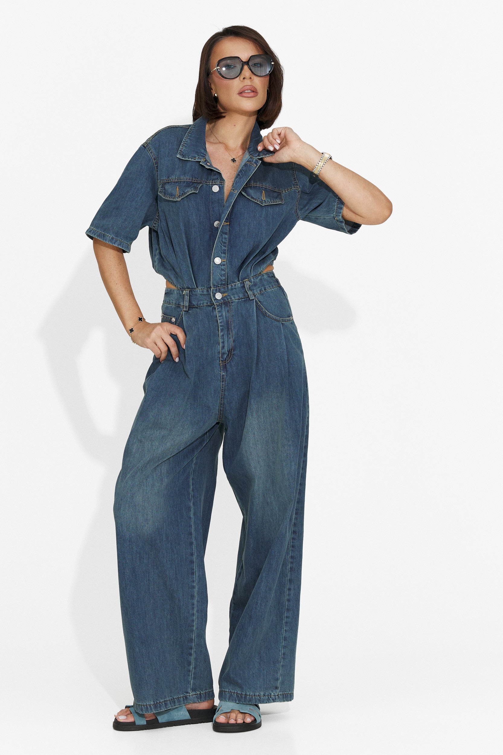 Ayeria Bogas Tuta Casual Blu da Donna