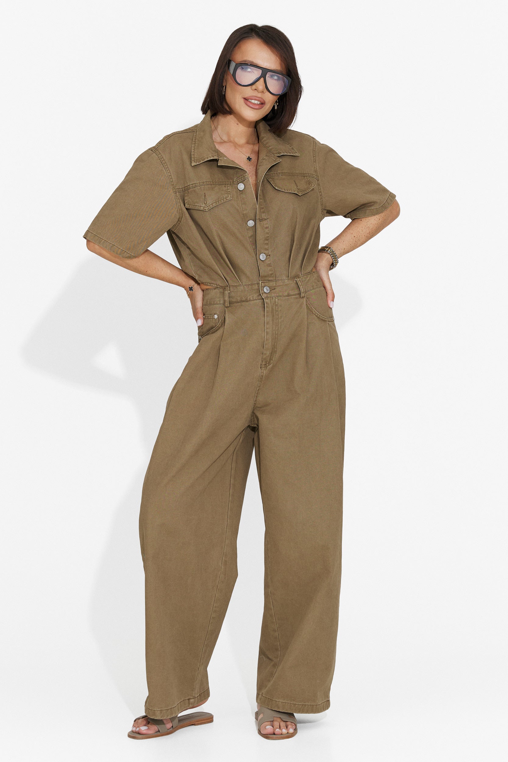 Tuta Casual Marrone da Donna di Ayeria Bogas