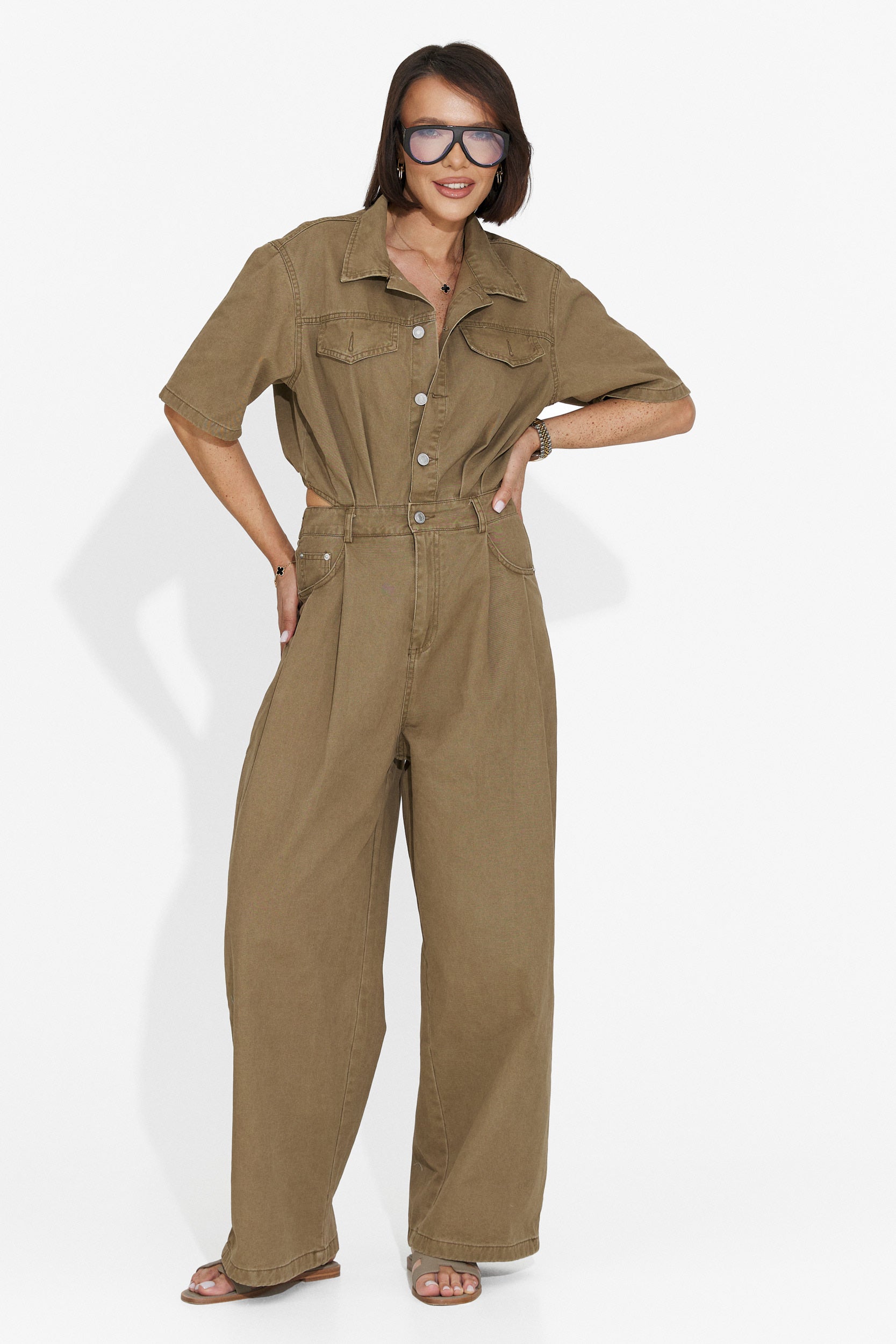 Tuta Casual Marrone da Donna di Ayeria Bogas