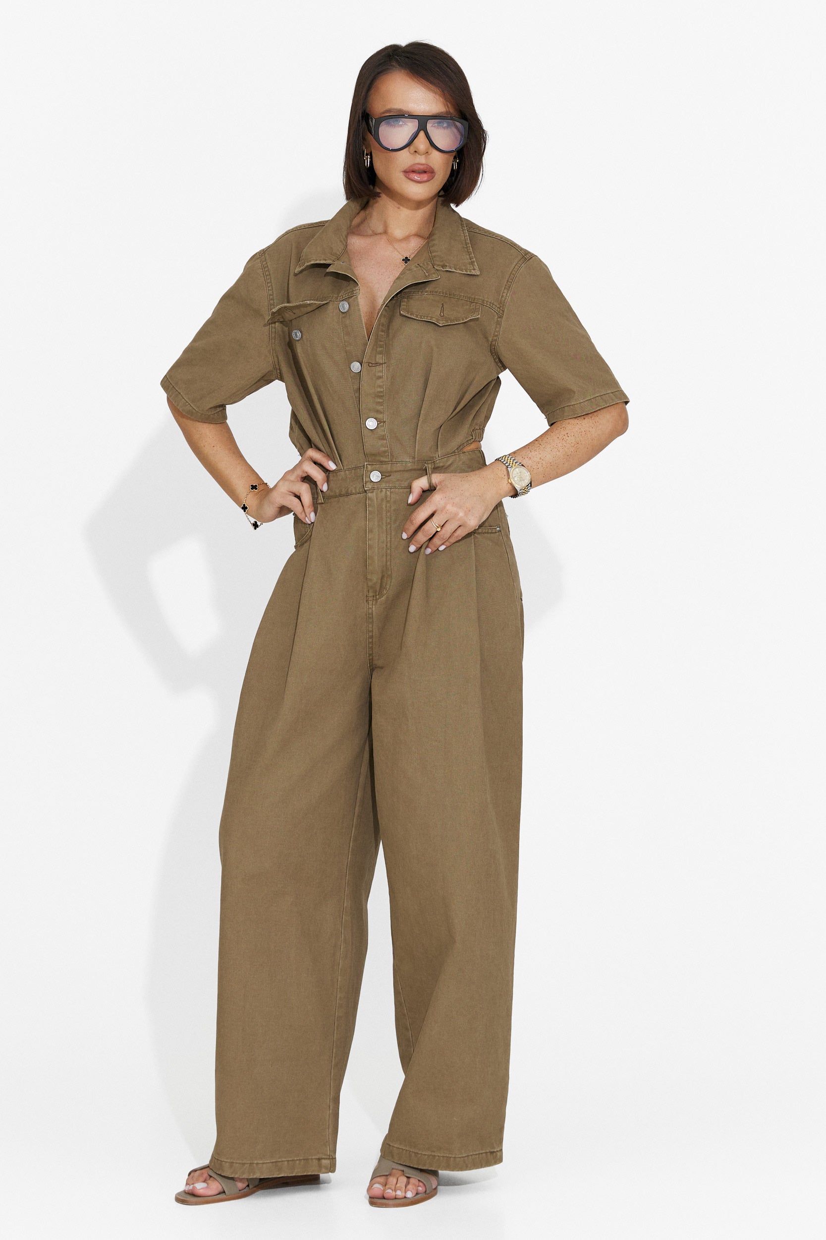 Tuta Casual Marrone da Donna di Ayeria Bogas