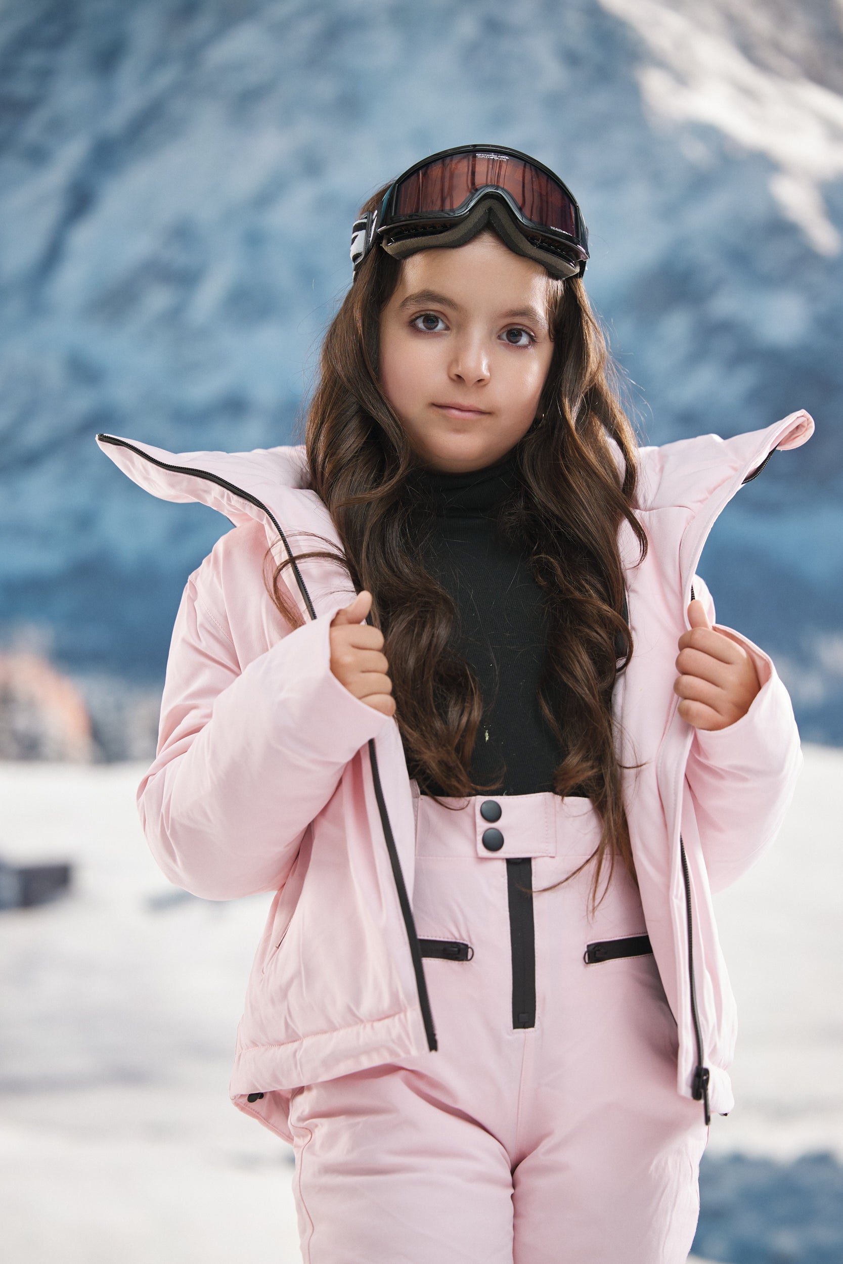 Tuta da sci rosa Abenia Bogas per bambini