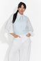Set 3 pezzi camicia + gilet + cravatta blu Tasiana Bogas