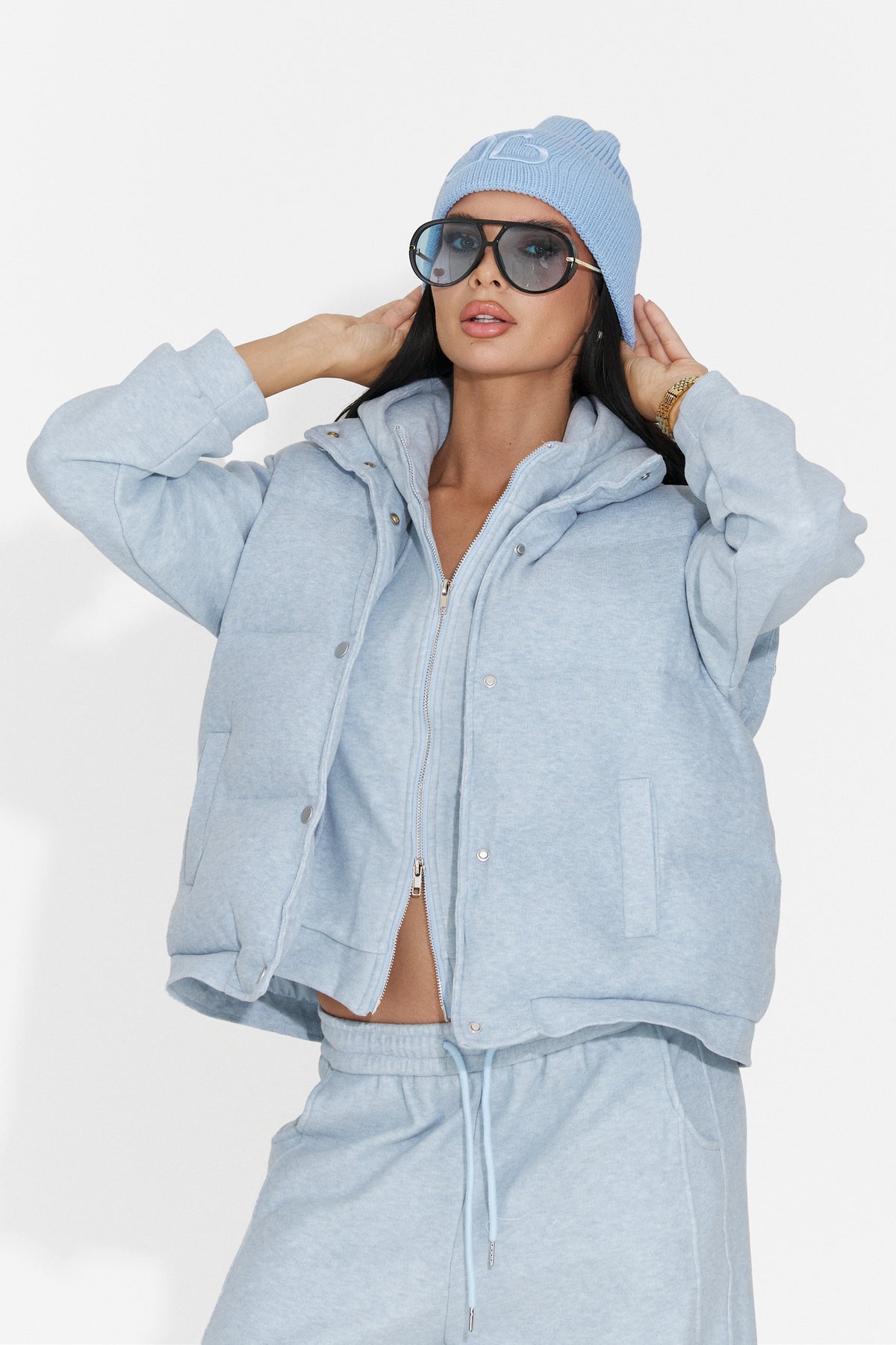 Trening casual bleu Bevivena Bogas