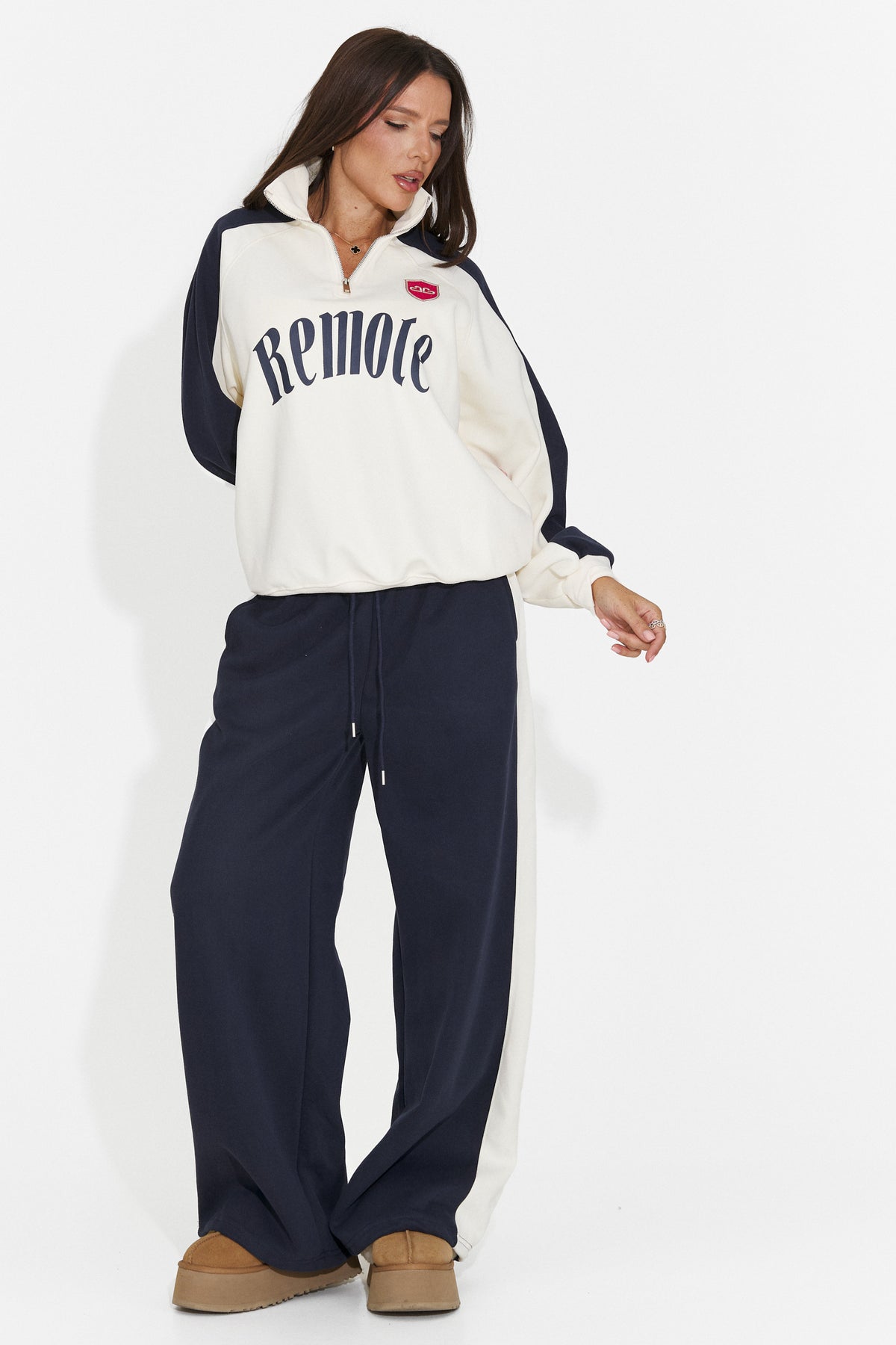 Trening casual bleumarin Raneoria Bogas