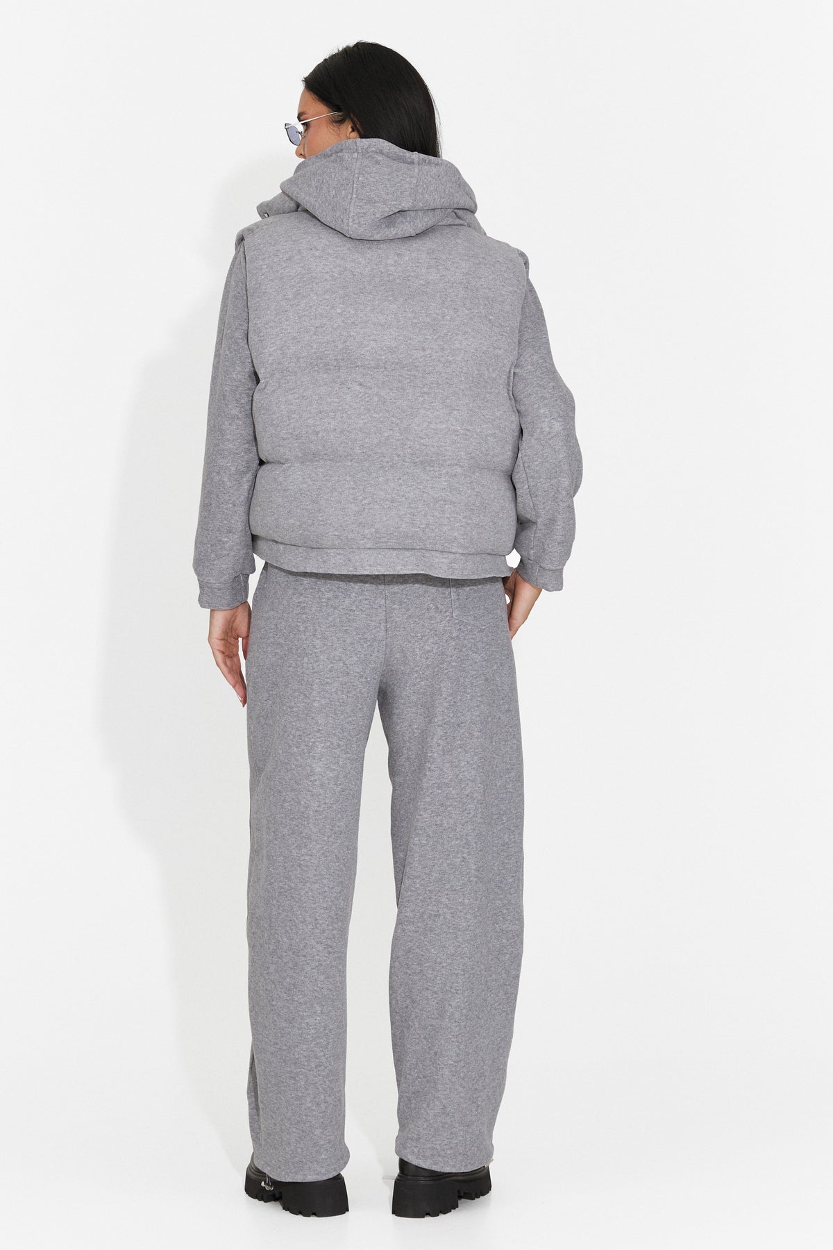 Trening casual gri Bevivena Bogas