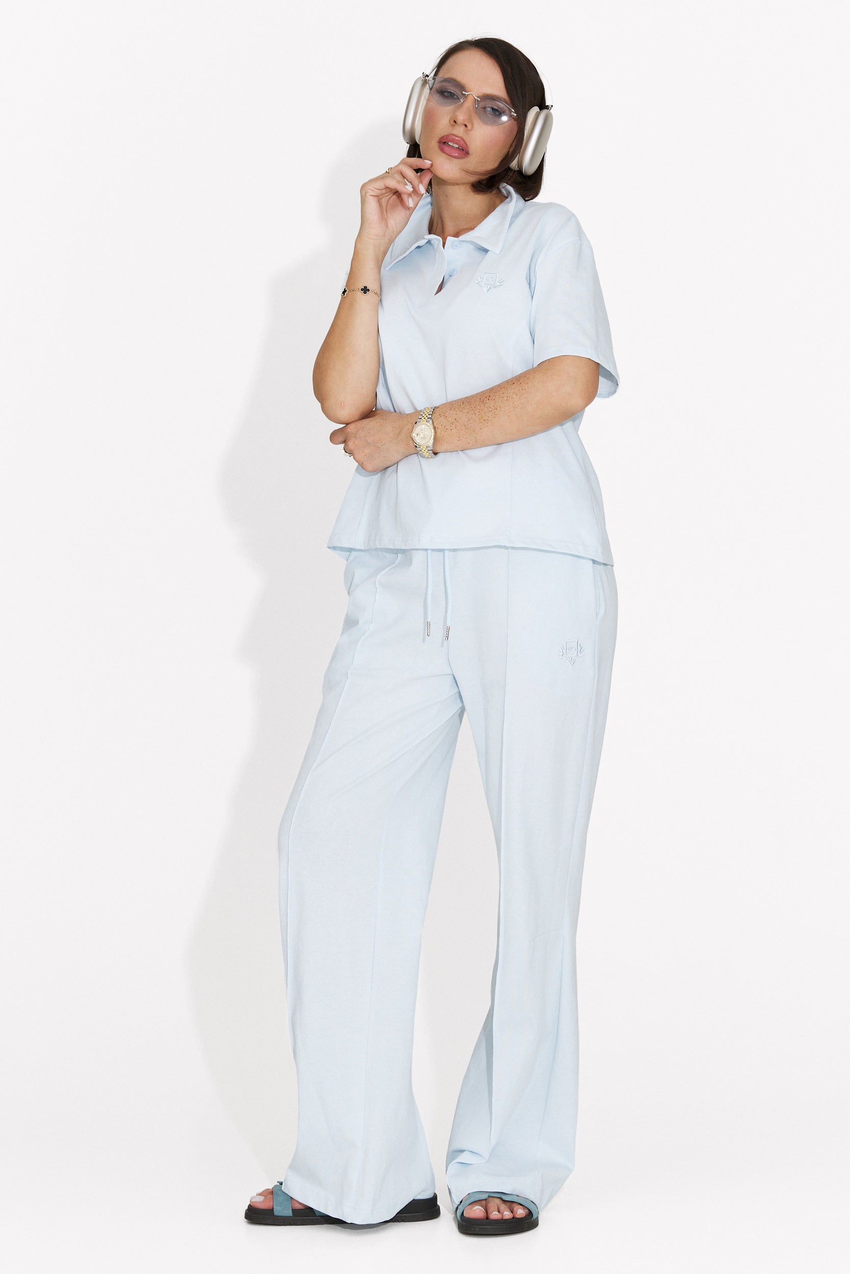 Tuta da allenamento blu casual da donna Bya Bogas