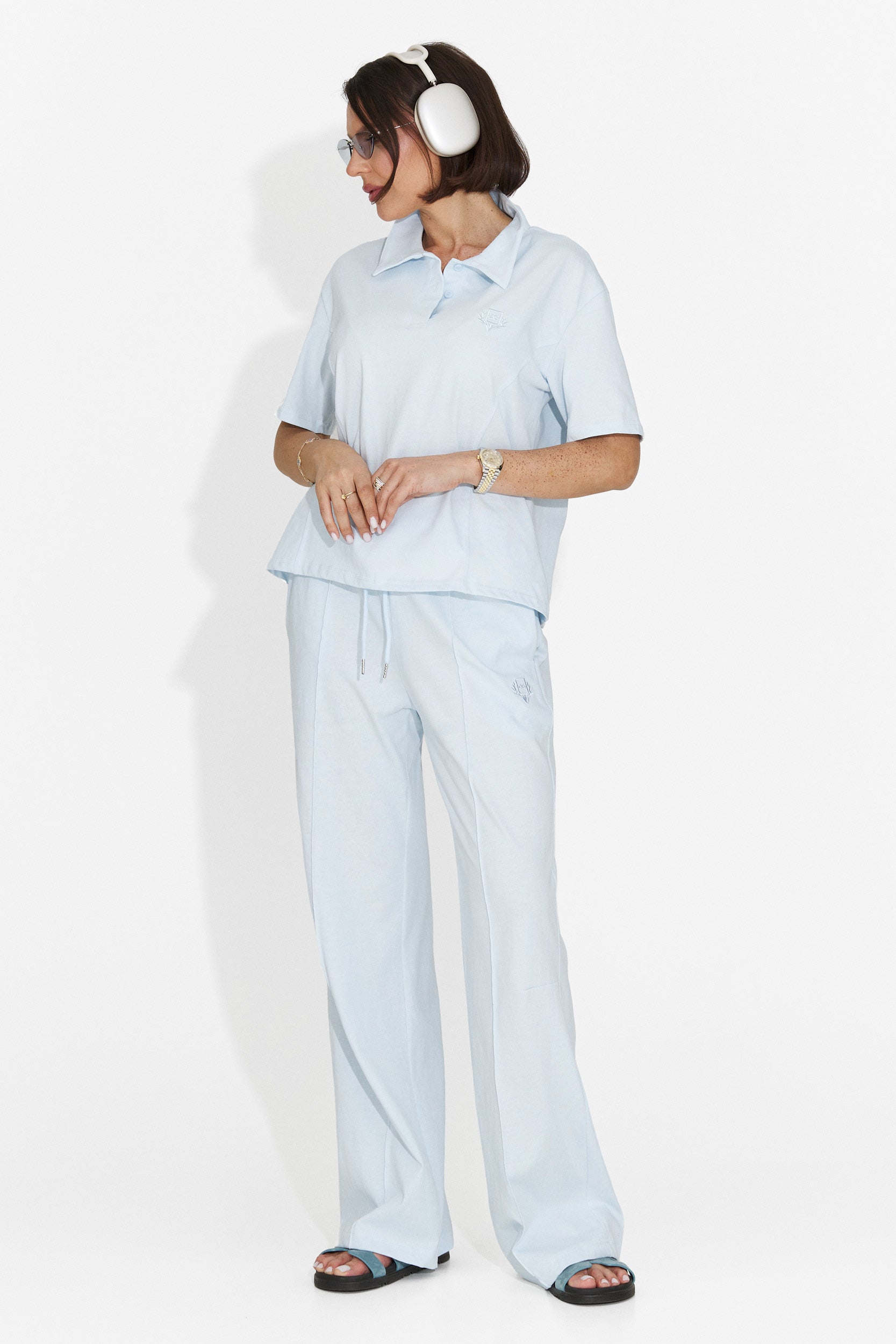 Tuta da allenamento blu casual da donna Bya Bogas