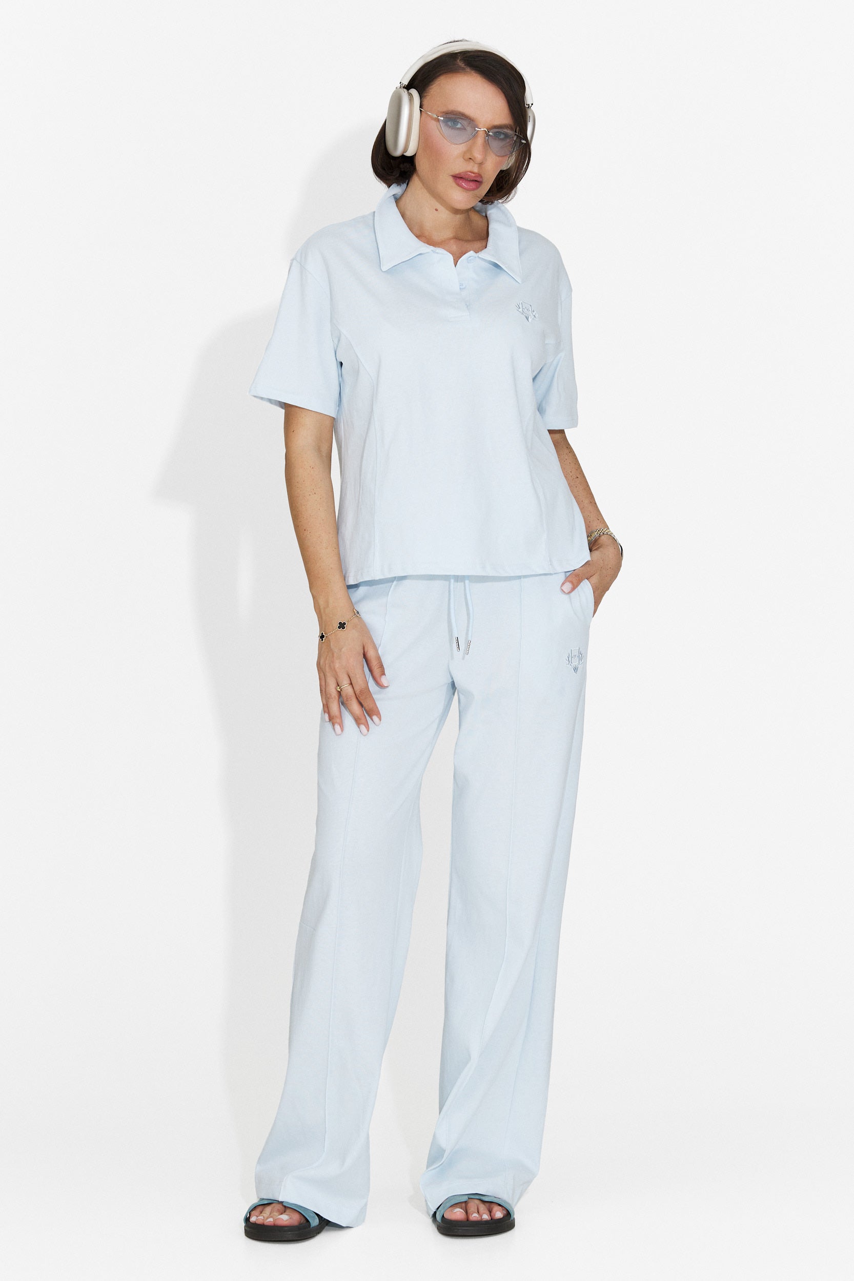 Tuta da allenamento blu casual da donna Bya Bogas