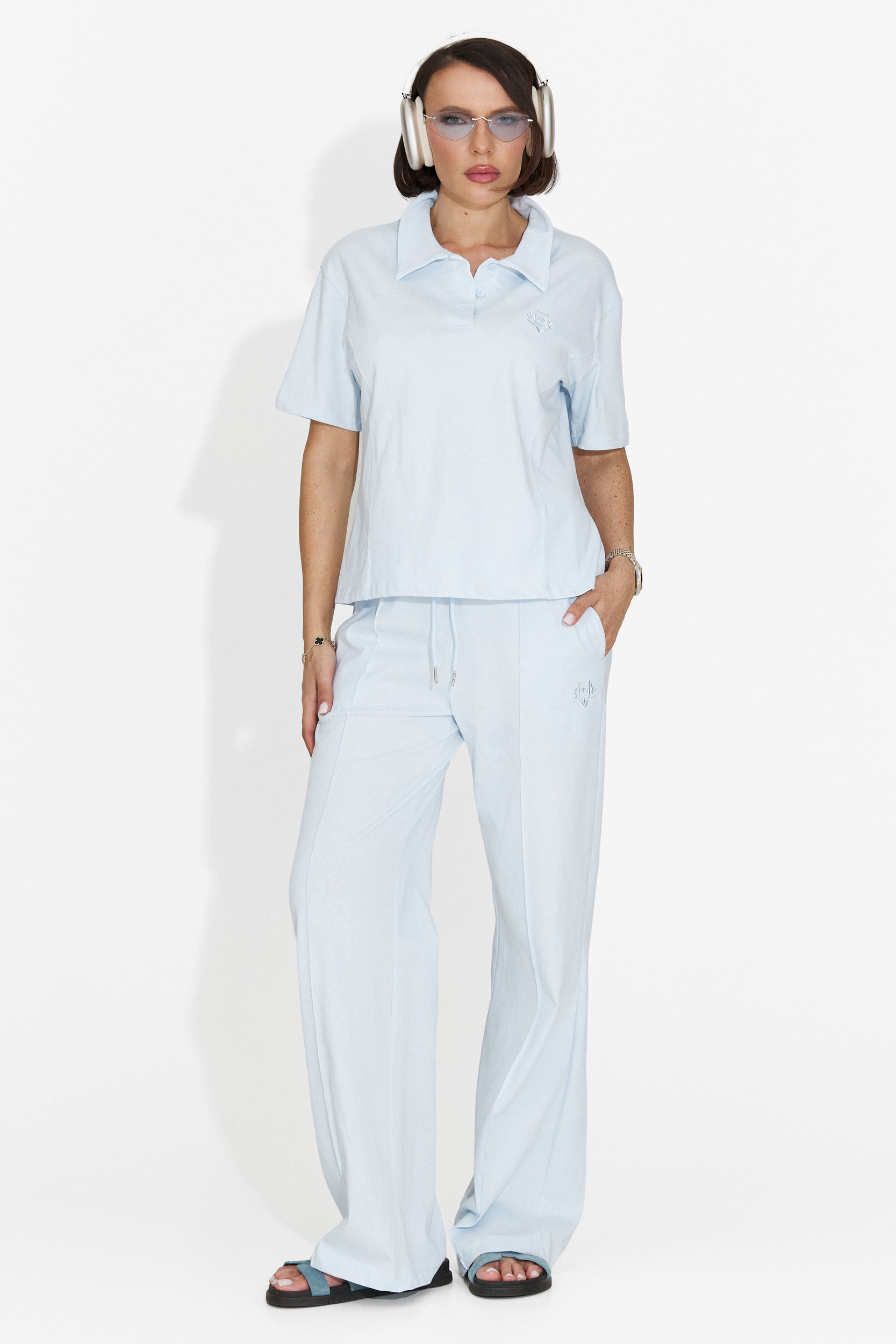 Tuta da allenamento blu casual da donna Bya Bogas
