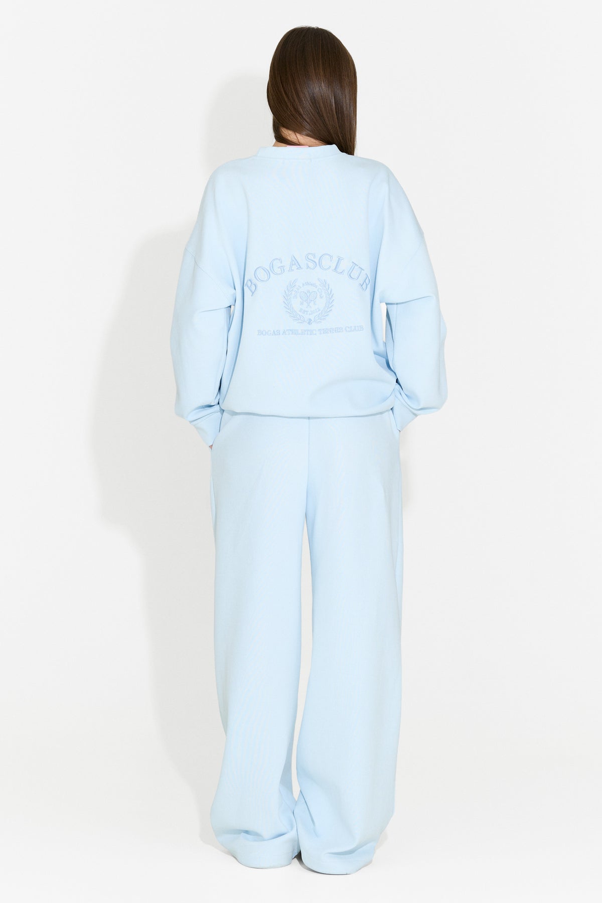 Tuta da donna casual azzurra Paywe Bogas