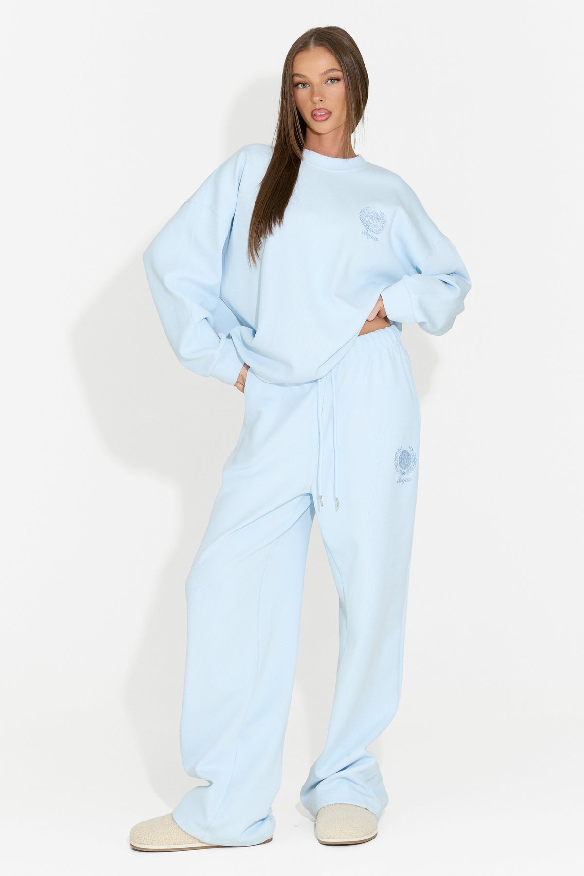 Tuta da donna casual azzurra Paywe Bogas