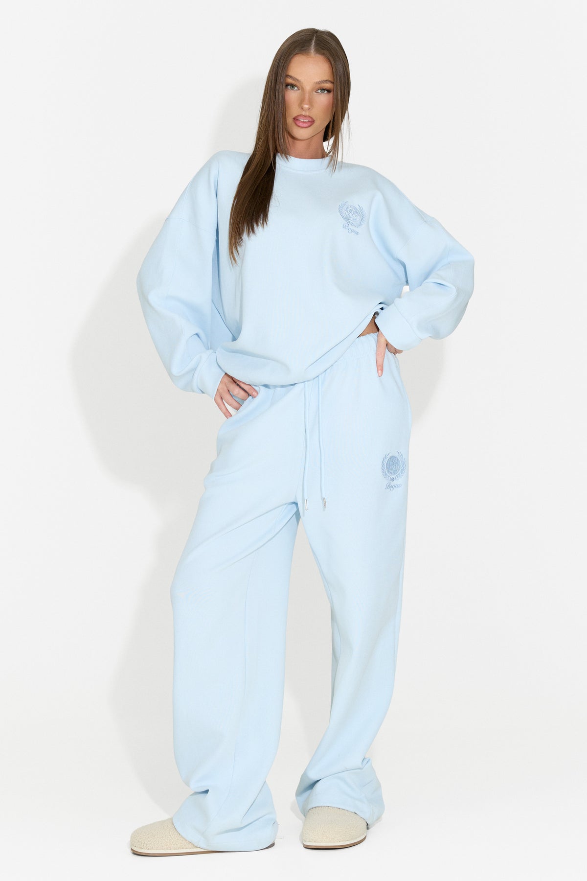 Tuta da donna casual azzurra Paywe Bogas