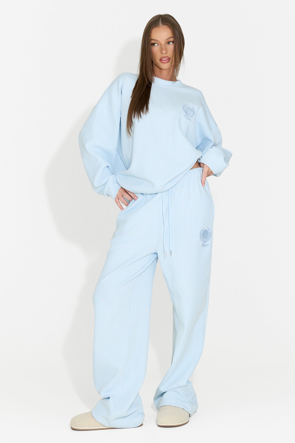 Tuta da donna casual azzurra Paywe Bogas